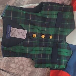 Boy Vest, Gold Buttons